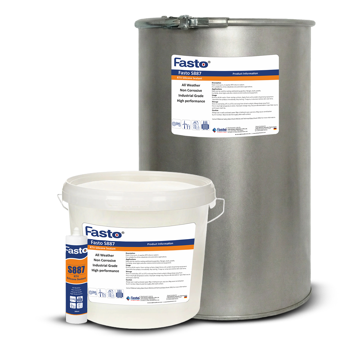 Fasto S887 - Silicone Adhesives & Sealants