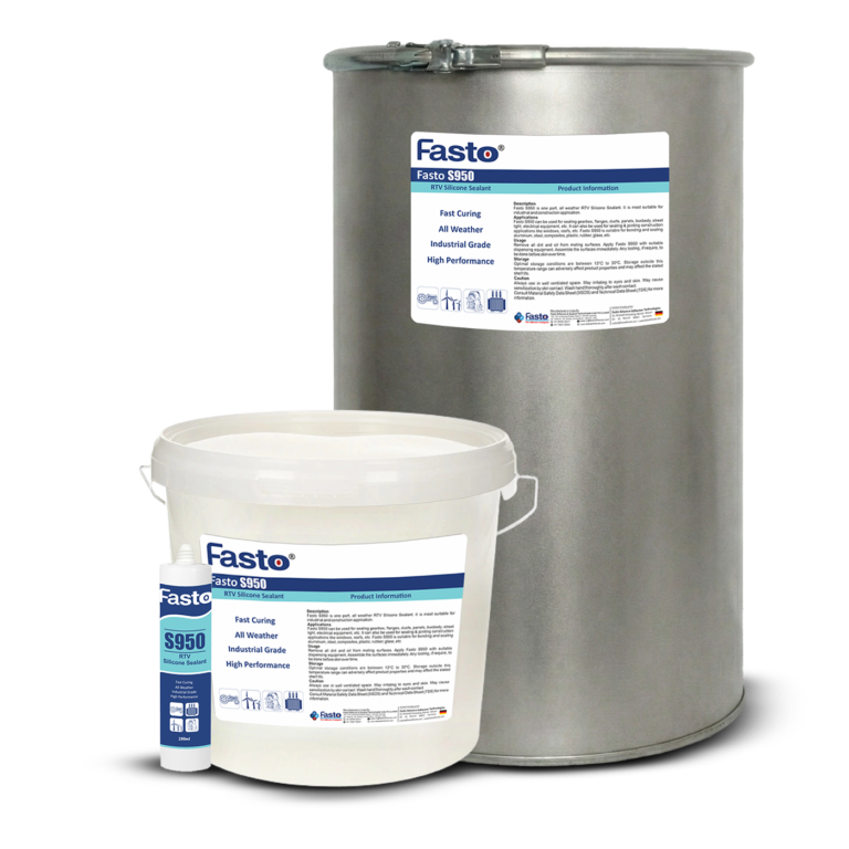 Fasto S950 – Industrial Grade, General RTV Silicone Sealant