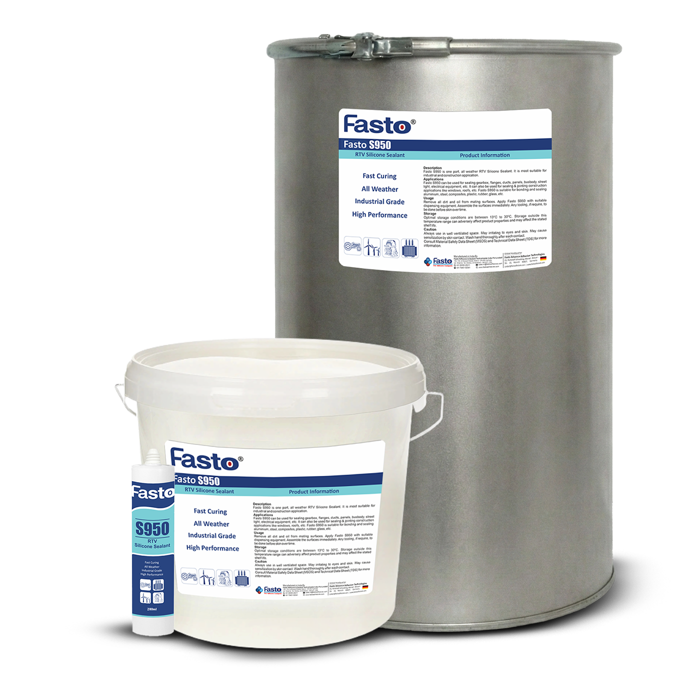 Fasto S950 - Silicone Adhesives & Sealants