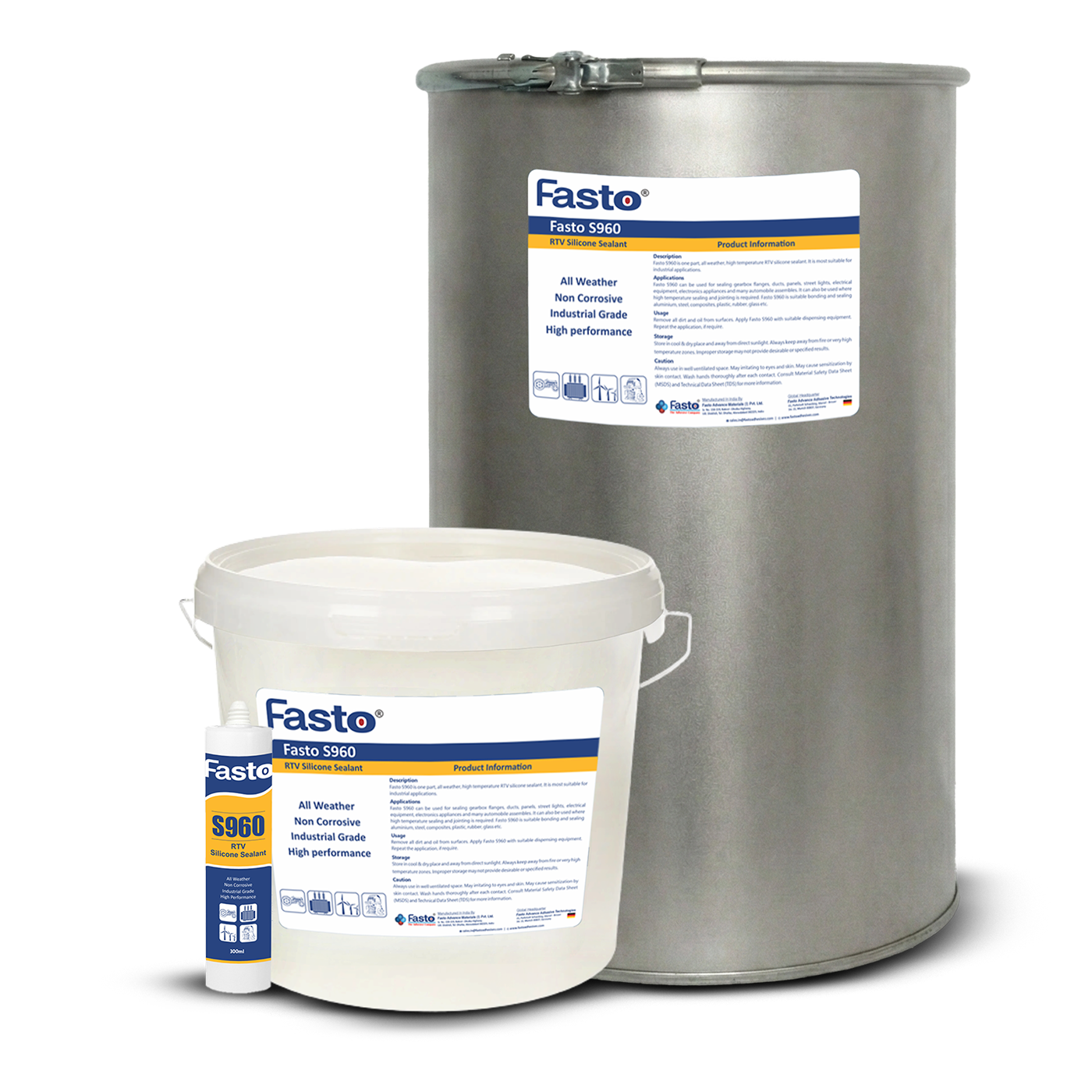 Fasto S960 - Silicone Sealants & Adhesives