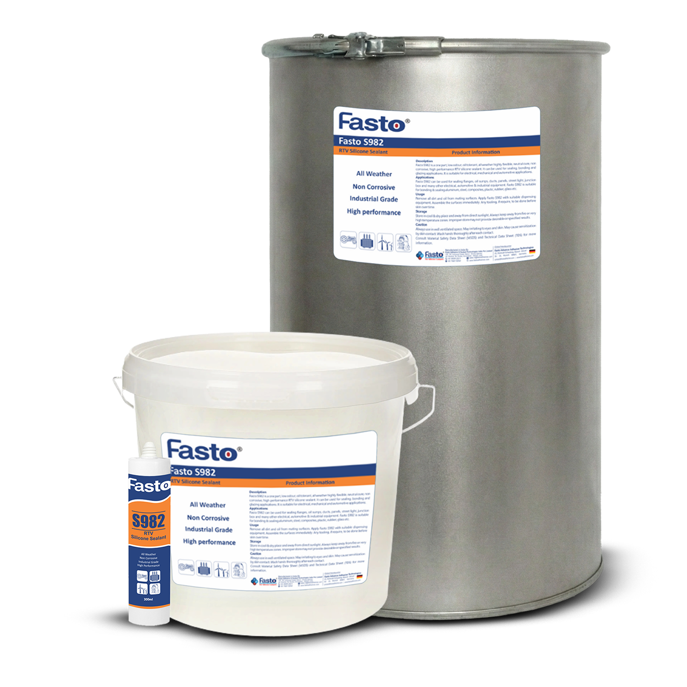Fasto S982 - Silicone Adhesives & Sealants
