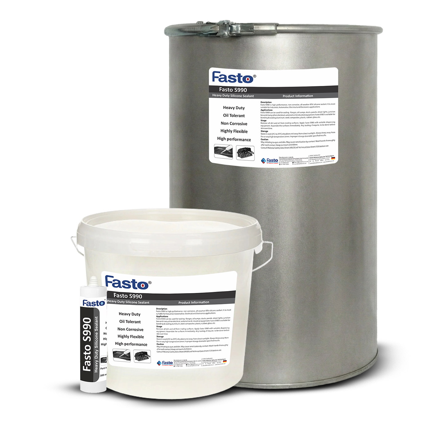 Fasto S990 - Silicone Adhesives & Sealants