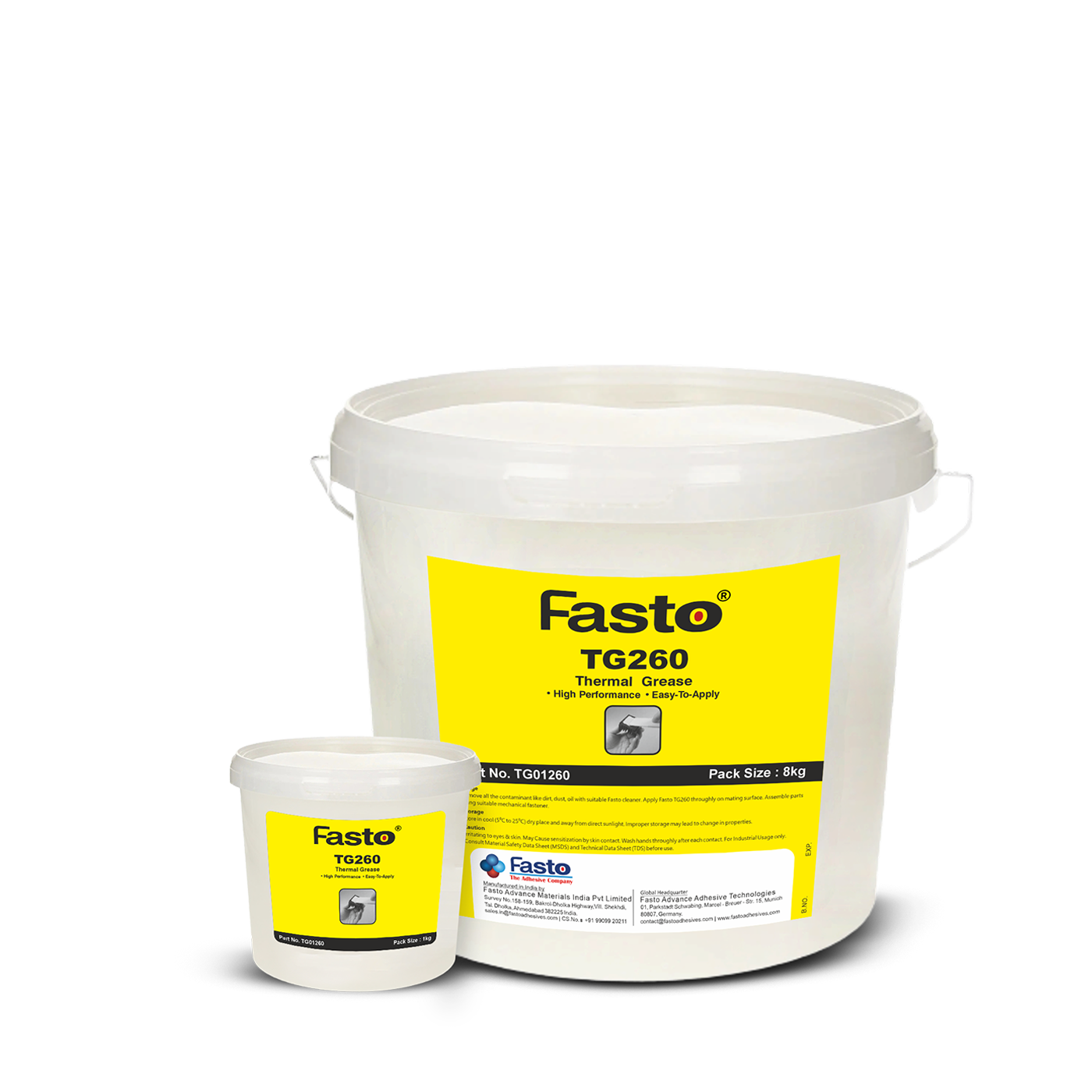 Fasto TG260 – High Thermal Conductivity Silicone Paste