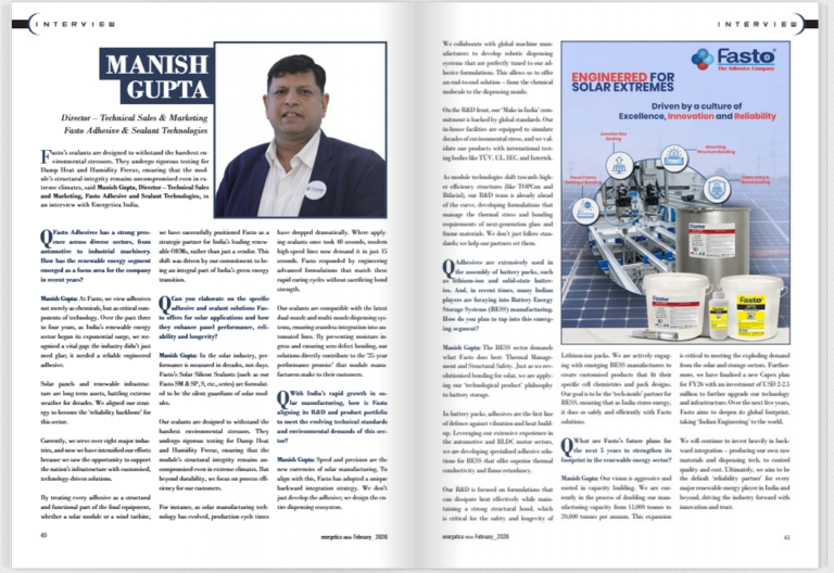 Energetica Magazine - Fasto Adhesives